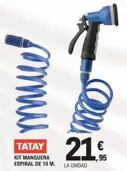 E.Leclerc Tatay - kit manguera espiral de 10 m oferta