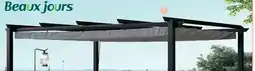 E.Leclerc Beaux jours - pergola mural con techo movil de 4 x 3 m oferta
