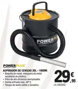 E.Leclerc Power plus - aspirador de cenizas 20l-1600w oferta