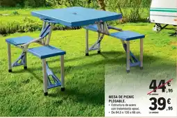 E.Leclerc Mesa de picnic plegable oferta
