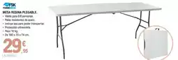 E.Leclerc Ferrestock - mesa resina plegable oferta