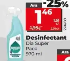 Dia Dia super paco - desinfectante oferta