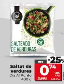 Dia Dia al punto - salteado de verduras oferta
