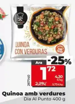Dia Dia al punto - quinoa con verduras oferta