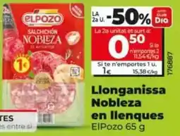 Dia Elpozo - salchichón nobleza en lonchas oferta