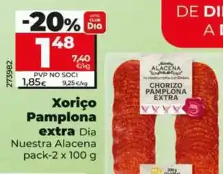 Dia Dia nuestra alacena - chorizo pamplona extra oferta