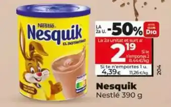 Dia Nestlé - nesquik oferta