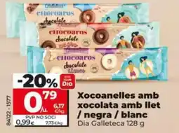 Dia Dia galleteca - chocoaros con chocolate con leche/negro/blanco oferta