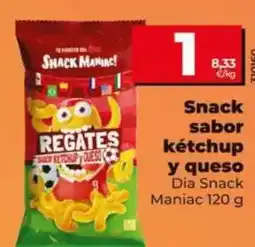Dia Dia snack maniac - snack sabor kétchup y queso oferta