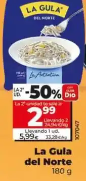 Dia La gula del norte - 180 g oferta