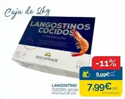 Supermercados La Despensa Pescatrade - langostino oferta