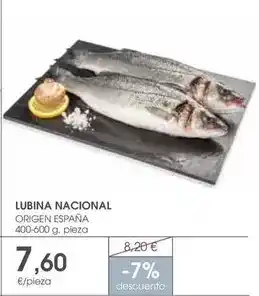 Supermercados Plaza Origen - lubina nacional oferta