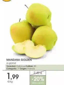 Supermercados Plaza Delicious - manzana golden oferta