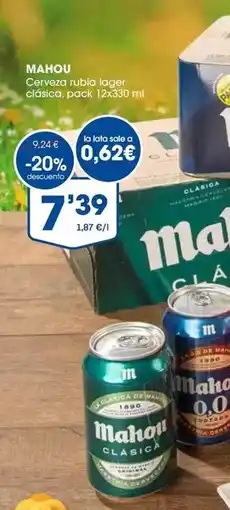 Supermercados Plaza Mahou - cerveza rulo logar o bataco pack oferta