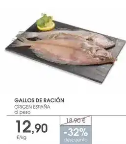 Supermercados Plaza Origen - gallos de racion oferta