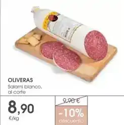 Supermercados Plaza Oliveras - salami blanco oferta