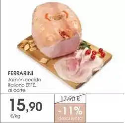 Supermercados Plaza Ferrarini - jamon cocido italiano oferta