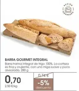 Supermercados Plaza Gourmet - barra integral oferta