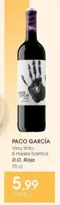 Supermercados Plaza Vino tinto 6 meses barrica d.o. roja oferta