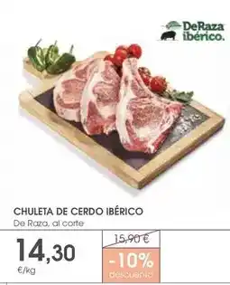 Supermercados Plaza Deraza - chuleta de cerdo iberico oferta