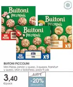 Supermercados Plaza Buitoni - piccolinis oferta