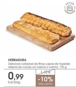 Supermercados Plaza Herradura - deliciosa variedad de finas capas de hojaldre rellena de cacao en crema o crema oferta