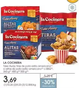 Supermercados Plaza La cocinera - take away tiras de pollo estilo americano oferta