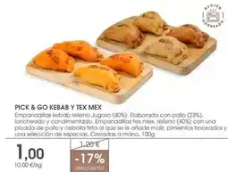 Supermercados Plaza Tex - pick & go kebab y tex mex oferta