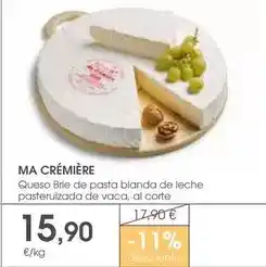 Supermercados Plaza Queso brie de pasta blanda de leche pasteruzada de vaca oferta
