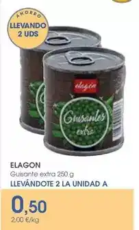 Supermercados Plaza Elagon - guisante extra oferta