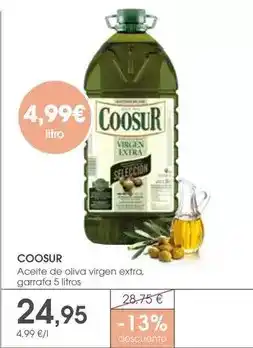Supermercados Plaza Coosur - aceite de oliva virgen extra oferta