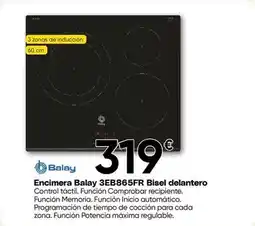 FROIZ Balay - encimera 3eb865fr bisel delantero oferta
