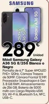 FROIZ Samsung - móvil galaxy a36 5g oferta
