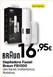 FROIZ Fac - depiladora facial braun fs1000 oferta