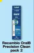 FROIZ Oral b - recambio precision clean pack 2 oferta