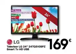 FROIZ Lg - televisor 24 24tq510spz smart tv hd usb oferta
