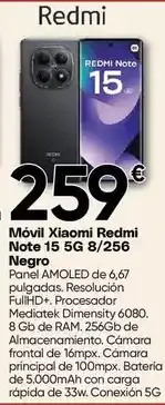 FROIZ Xiaomi - redmi movil redmi note 15 5g 8/256 oferta