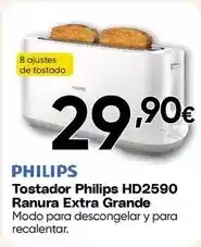 FROIZ Philips - tostador hd2590 ranura extra grande oferta