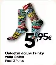 FROIZ Calcetín joluvi funky talla unica oferta