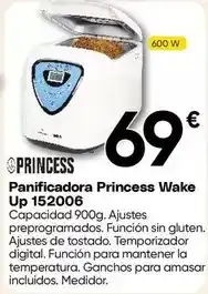FROIZ Princess - panificadora wake up 152006 oferta