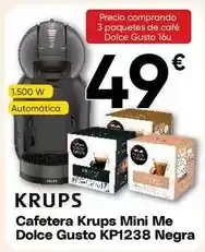FROIZ Krups - cafetera mini me dolce gusto kp1238 negra oferta