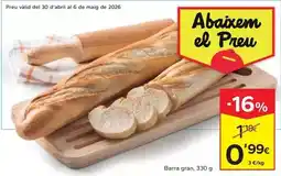 Caprabo Barra gran oferta