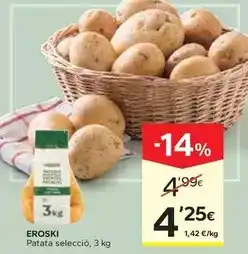 Eroski - patata seleccio