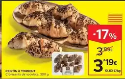 Caprabo Peiron & torrent - croissants de xocolata oferta