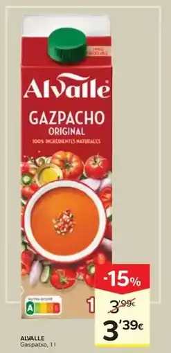 Caprabo Alvalle - gaspatxo oferta