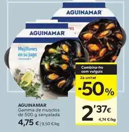 Caprabo Aguinamar - gamma de musclos senyalada oferta