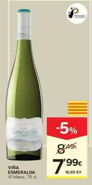 Caprabo Viña esmeralda - vi blanc oferta