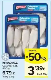 Caprabo Pescanova - calamar net oferta