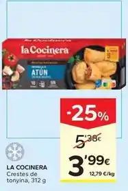Caprabo La cocinera - crestes de tonyina oferta