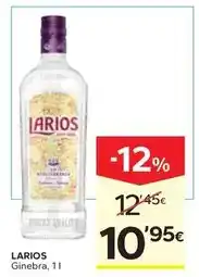 Caprabo Larios - ginebra oferta